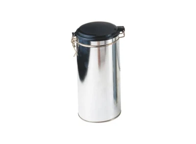  Scatola in stagno rotonda stampata ermeticamente a caldo con tenuta ermetica Coperchio Confezione regalo caffè tè Tin metallo scatola
