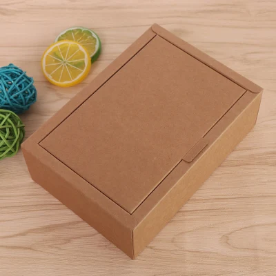 Carta Kraft personalizzata all′ingrosso scatola imballaggio tè Pasticceria Clamshell.