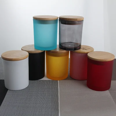 Cilindro di qualità europeo Smooth Decorative Candles Empty Jars