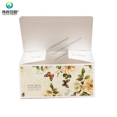 Confezione da imballaggio per tè personalizzata e stampa su carta colorata