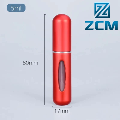 Shenzhen CNC lavorazione tornitura contenitori piccoli in metallo personalizzati profumo da 5 ml Spruzzetta produzione bottiglie in alluminio atomizzatore