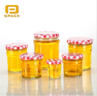  Esclusivo contenitore per la preparazione di insalate Target Quart in vaso in vetro di miele Set completo di vasetti in vetro Mason Jars con coperchio stampato in cereali Contenitori per conservazione vaso in vetro