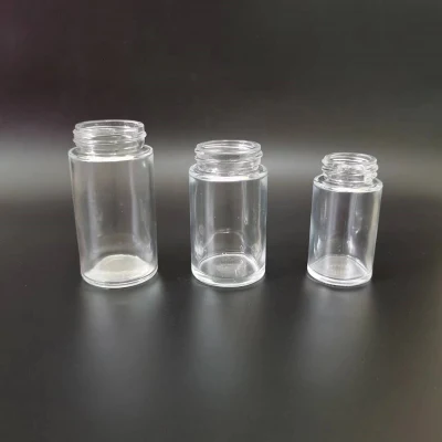 Vetro trasparente riciclabile da 60 ml 80 ml 150 ml 180 ml Vasetti di imballaggio Mini Preroll in vetro resistenti ai bambini
