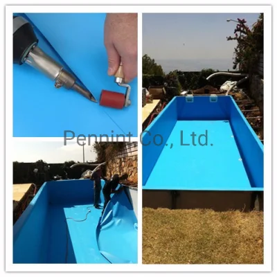  PVC stagno liner piscina impermeabile membrana blu Mosaico