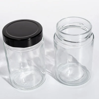 Nuovo design da 260 ml, 16oz, 32 oz, Frasco De Vidrio Succo Jam Jar con coperchi