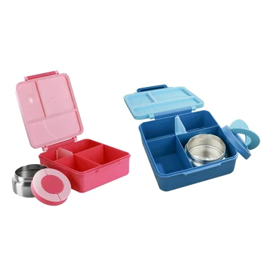 Pranzo Thermo Bento in plastica in acciaio inox 304 a tenuta ermetica di buona qualità Confezione scatola scatola scatola scatola da stagno