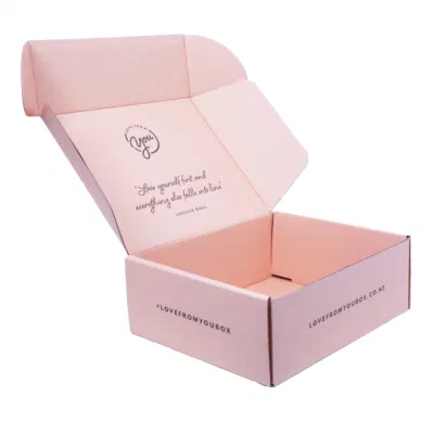 Scatola per posta all′ingrosso scatole per imballaggio personalizzate carta corrugata di moda pieghevole Stampa di scatole di spedizione