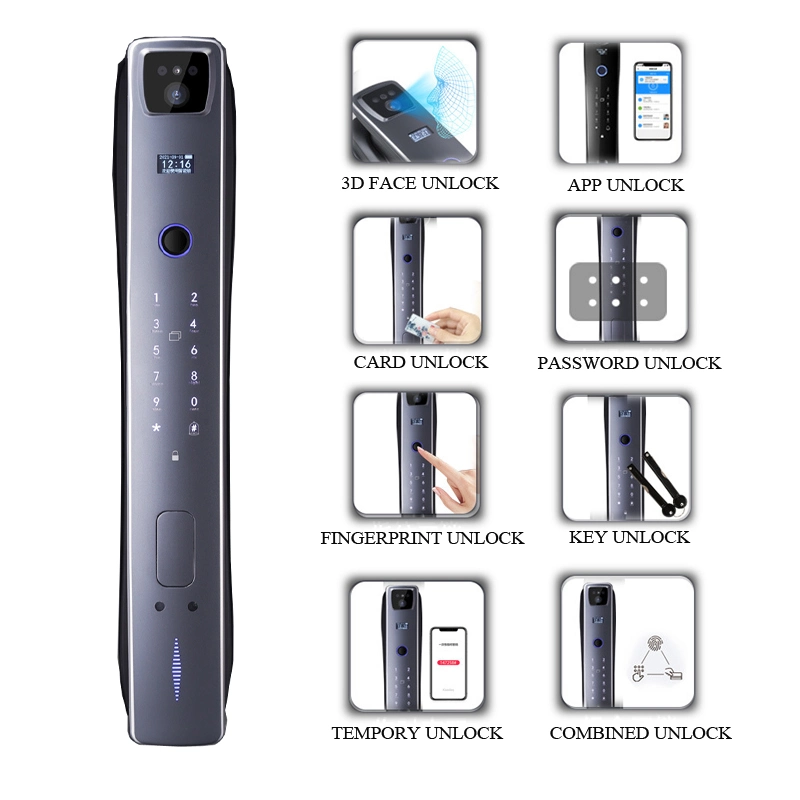 3D Face Recognition Mobile Phone APP Unlock Smart Lock