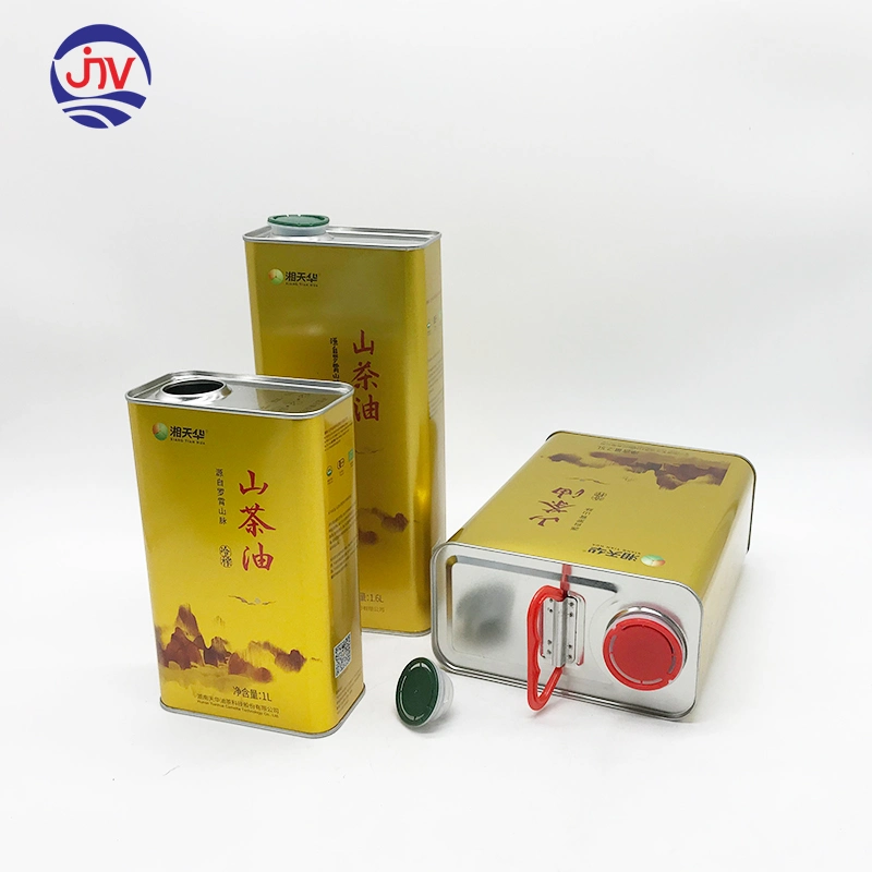 Metal Boxes Tin Packaging Sunflower Cooking Oil