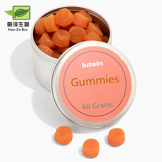 Customize Blueberry Lutein Ester Gel Candy Private Labels Lutein Gummies Lutein Esters Gummy