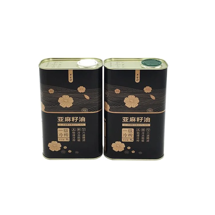 Wholesale 1LTR Metal Tin Can Packaging for Olive Oil