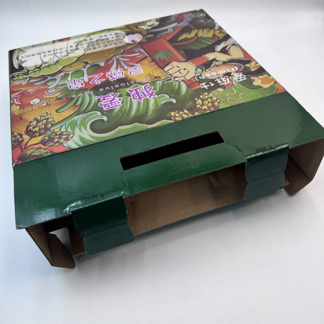 Custom Packaging Storage Packing Color Printing Food Rectangle Corrugated Cardboard Paper Box