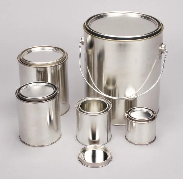 20L Wholesale Galvanized Metal Paint Pail Tin Chemical Coating Bucket Can Packaging