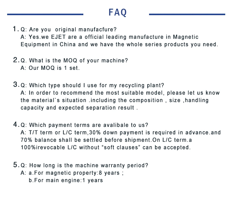 High Gradient Scrap Aluminum Recycling Separator TV Recycling