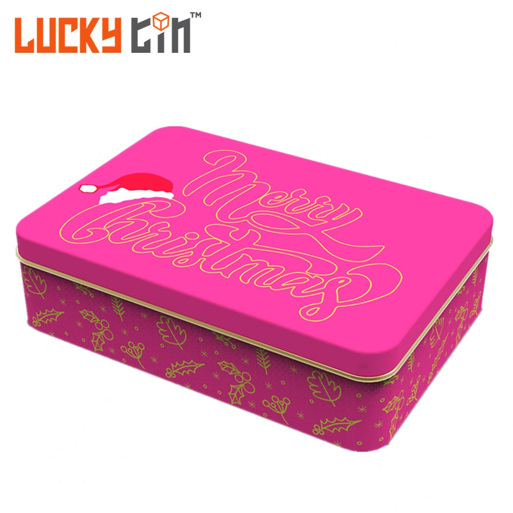 Wholesale Tinplate Packaging Rectangle Metal Case Empty Chocolate Gift Small Tin Box for Chocolate Paper Box