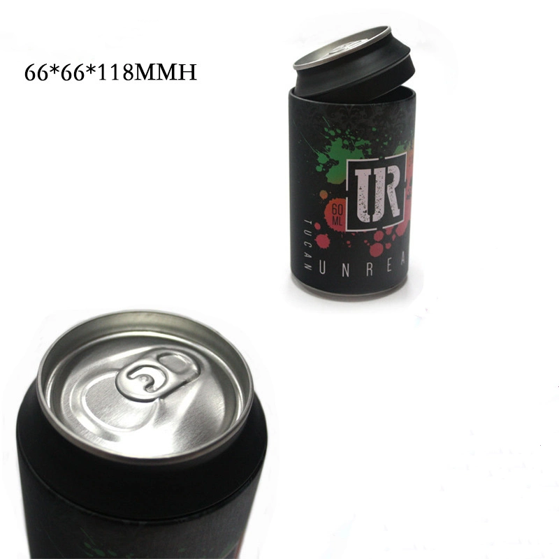 Custom Round Cola Shaped Tin Can for Dice Earphone T-Shirt Candy Packaging