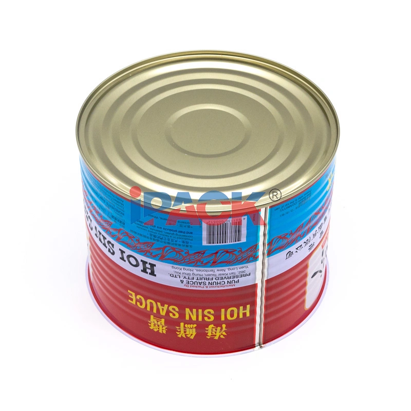 15117# Wholesale Large Capacity Empty 3 Piece Tin Can for Food Packaging