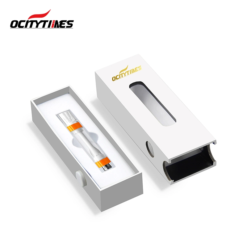 Ocitytimes Customized Logo Coated Paper Tube Box Disposable Device Cartridge Packaging with Childproof Lock