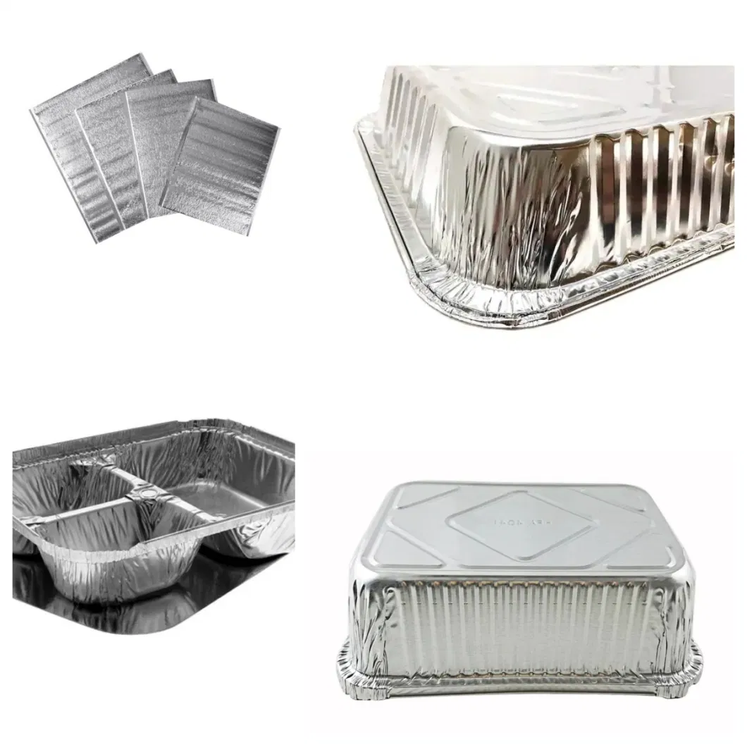 Household Packing Microwave Tin 8-20 Micron Aluminum Heavy Duty Food Grade Paper in Roll Aluminum Foil