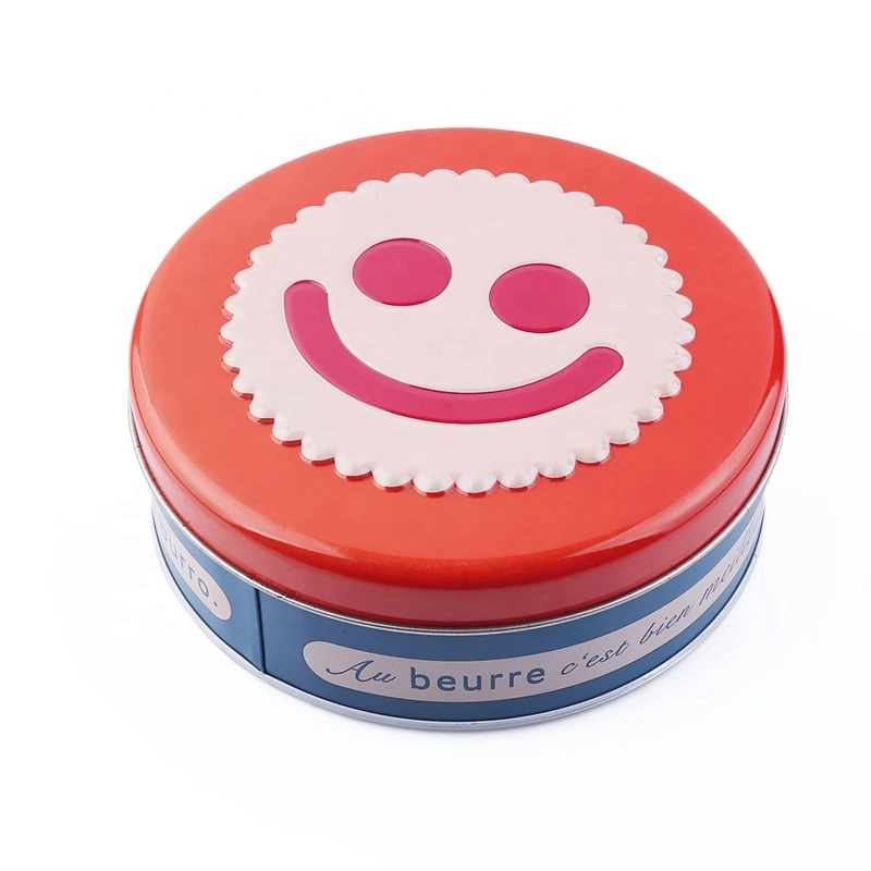 2020 Wholesale Small Round Shape Candy Tin Box with Custom Printing