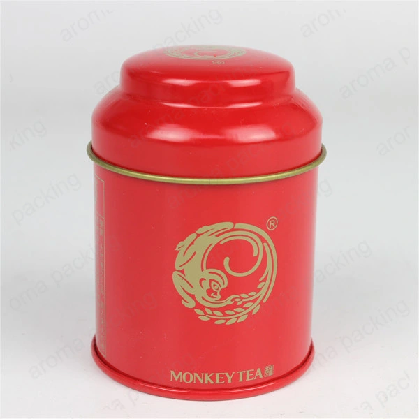 Tin Box Manufacturer Red Tin Box Empty Tea Container