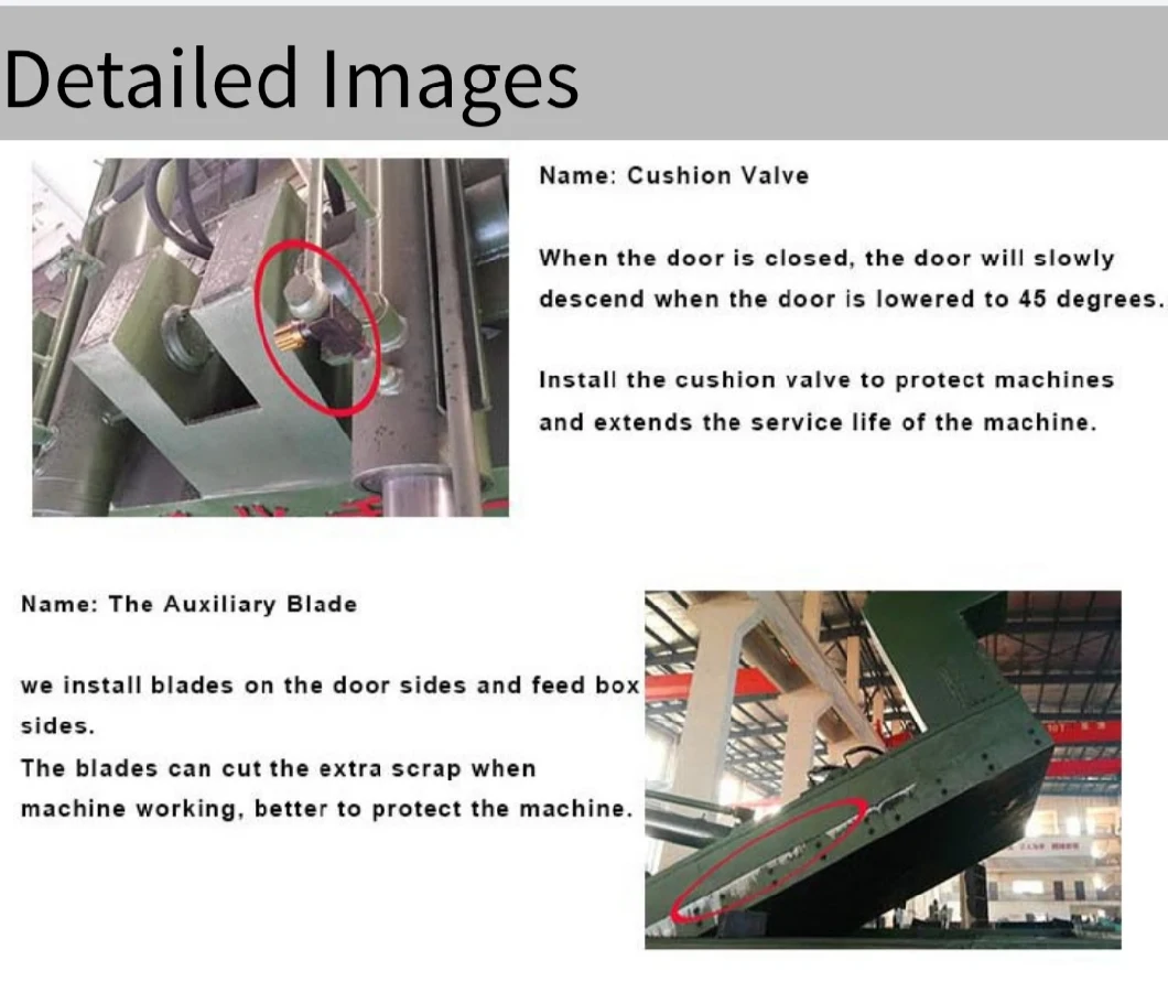 Hydraulic Baling Hydraulic Baler Machine Scrap Metal Balers Scrap Recycling