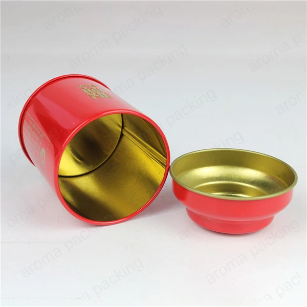 Tin Box Manufacturer Red Tin Box Empty Tea Container