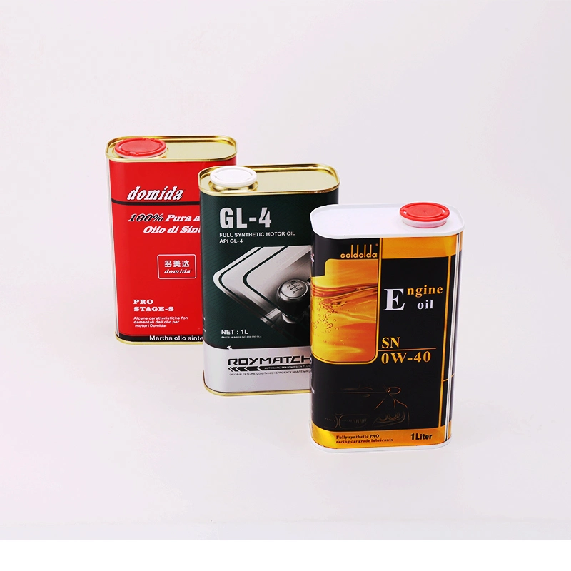 1L Tin Can Packaging Solutions for Lubricants