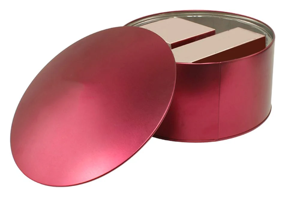 Factory Direct Deal Custom Tinplate Storage Container Recyclable Round Metal Box/Can Luxury Cosmetic Tin Jar for Cosmetic