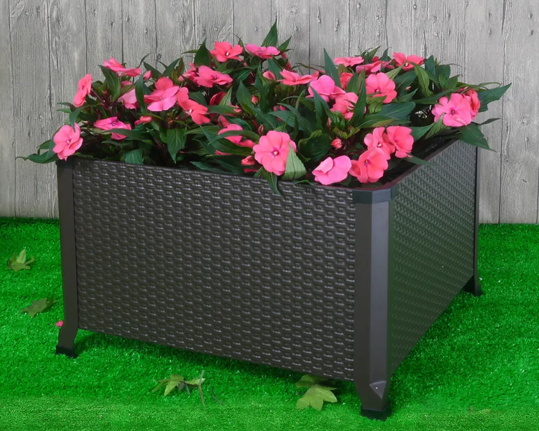 Rectangular Raised Garden Bed Metal Large Planter Box for Outdoor