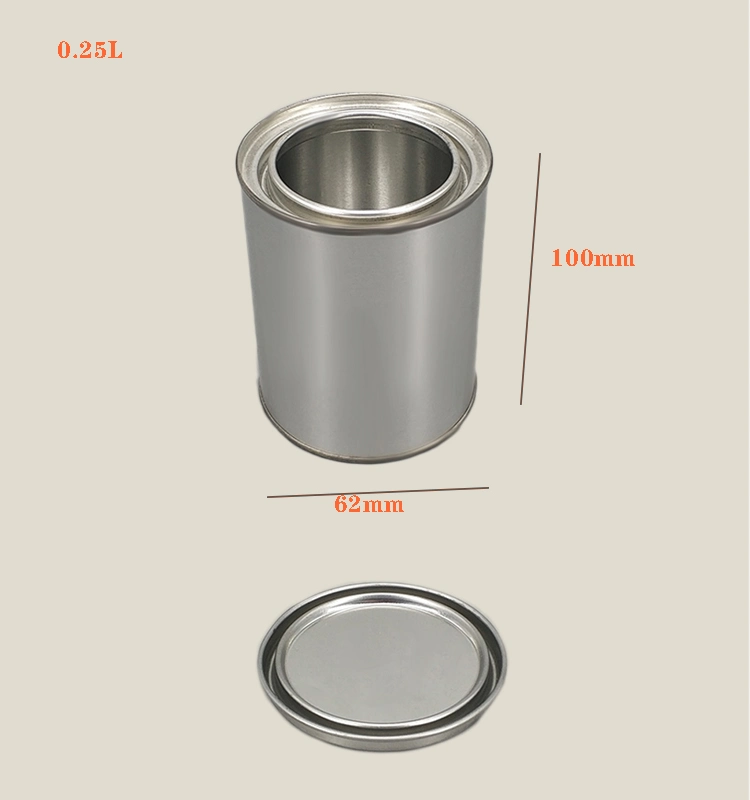 Directly Factory 250ml Small Metal Paint Tin Can