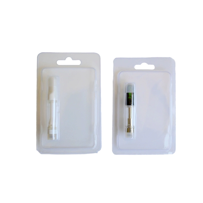 Empty Atomizer Hard Paper Card Blister Pack 510 Vape Cartridge Clamshell Packaging