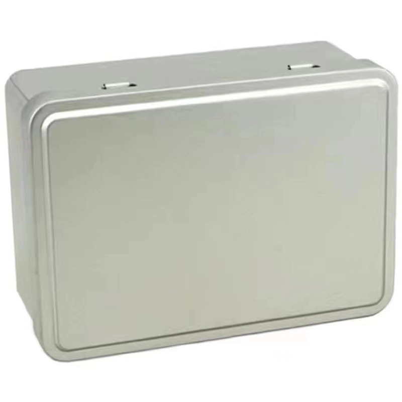 Rectangular Tin Boxes with Lids, Empty Hinged Tins, Metal Storage Organizer Tins for Medicine