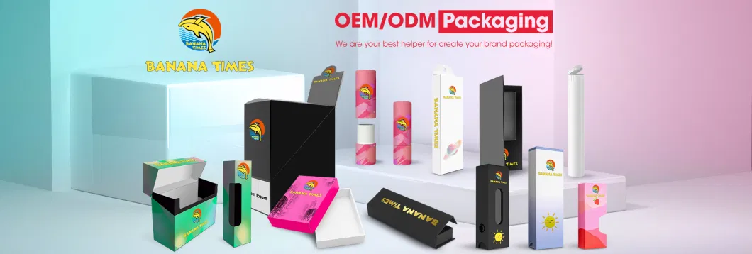 EU One-Stop Custom Child Resistant Vape Cartridge Matte Paper Drawer Box Packaging