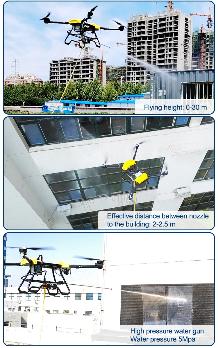 Safe, Efficient and Cost-Effective Cleaning Drone, Suitable for Cleaning Large-Area Photovoltaic Solar Panels, and Can Realize Autonomous Operations