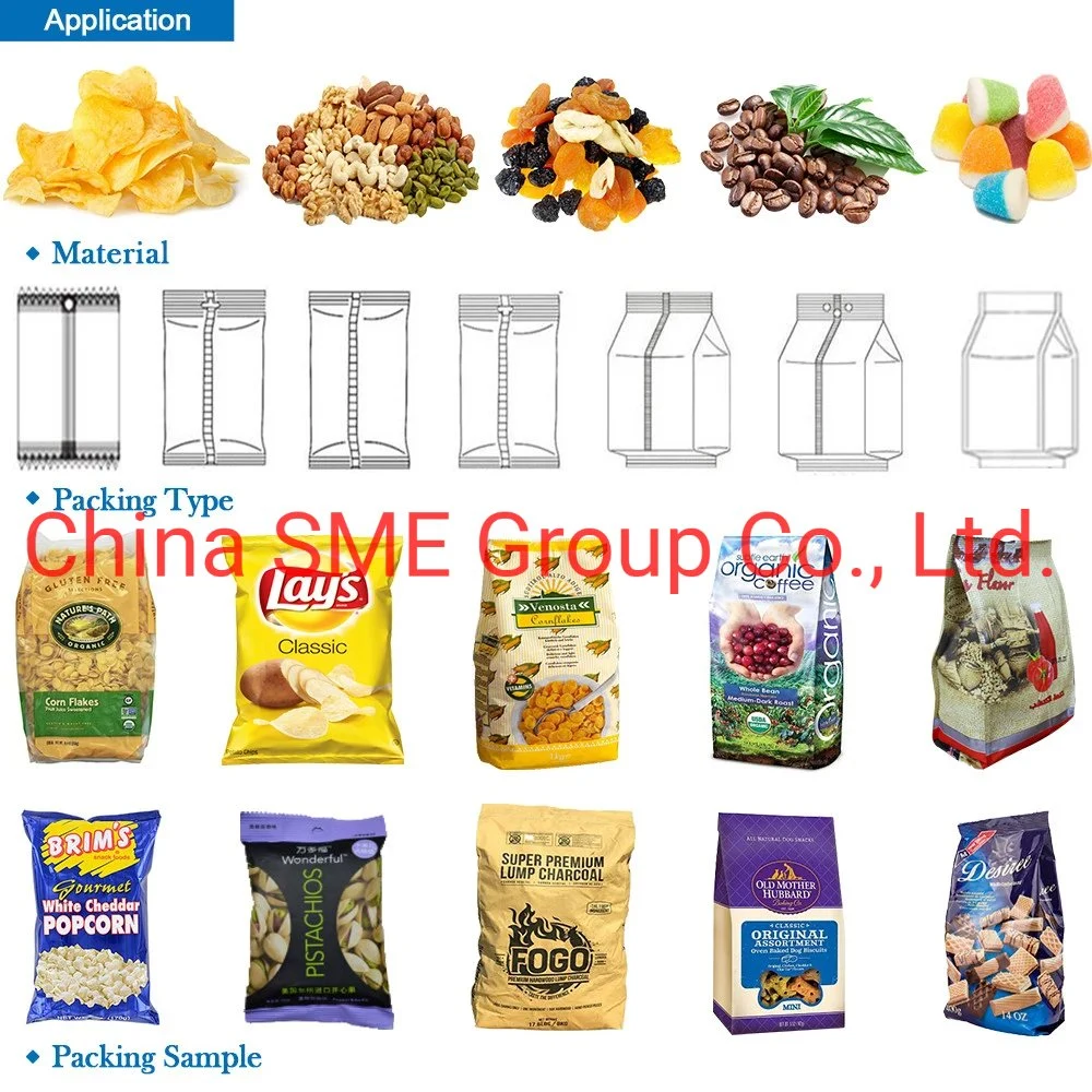 Automatic Pouch Food Doypack Multihead Weighing Gummy Bear Packing Packaging Machine