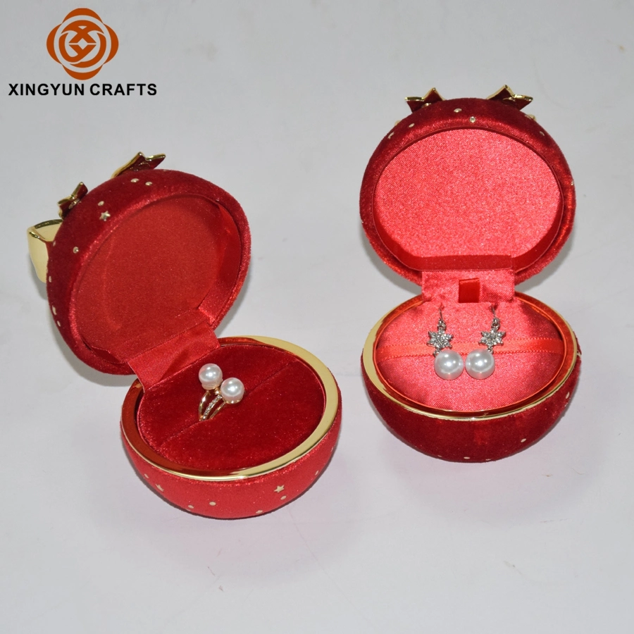 2022 Popular Metal Suede Jewelry Pendant Box Fashion Gift Package Box