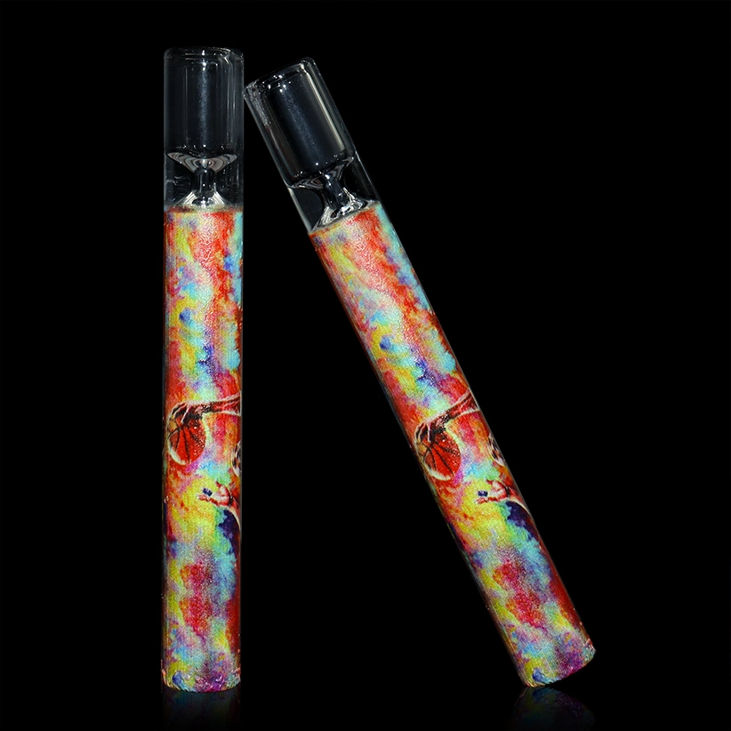 Logo Printing 10 Capacity Airtight Cigarette Holder Bottle with Glass Smoking Accessory