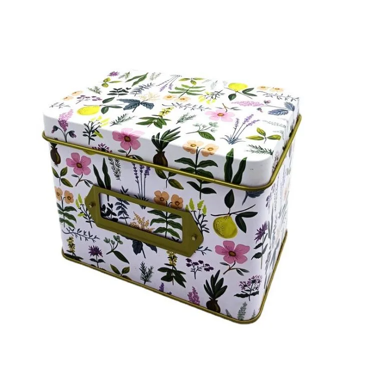 Custom Round Food Grade Tin Biscuit Nuts Tea Box