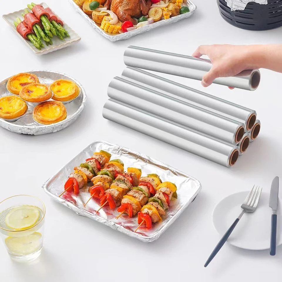 Baking Heavy Duty Aluminium Foil Paper Catering Tin Oven BBQ Grill Baking