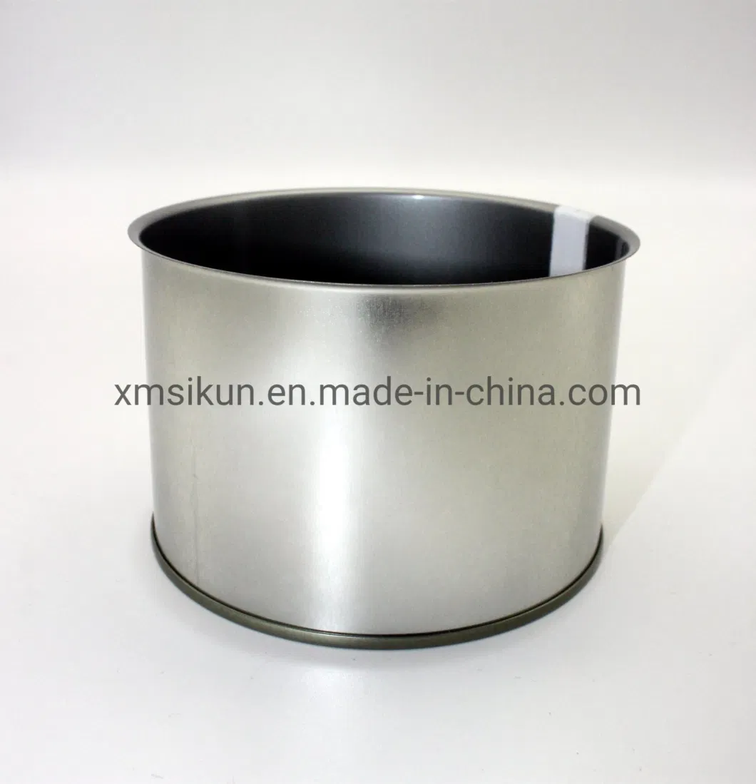 Hot Selling Food Grade 950# Metal Round Tin Can with Easy Open Lid for Metal Canned Packaging