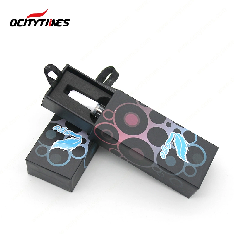 Ocitytimes Customized Logo Coated Paper Tube Box Disposable Device Cartridge Packaging with Childproof Lock