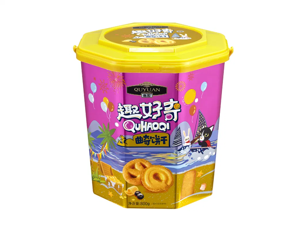 Factory Supply Angelhere Brand Cookies Biscuit Single Packing in Plastic Can