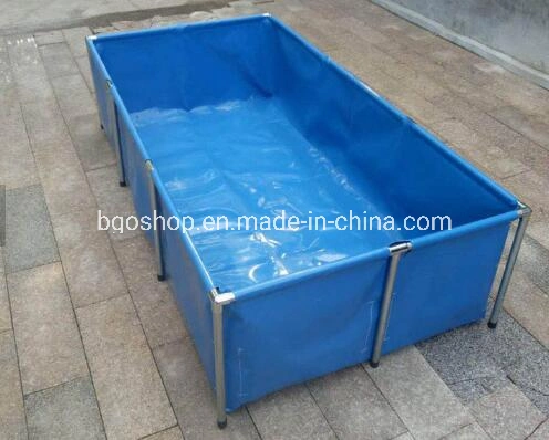 Round Shape Collapsible PVC Coated Fish Pond