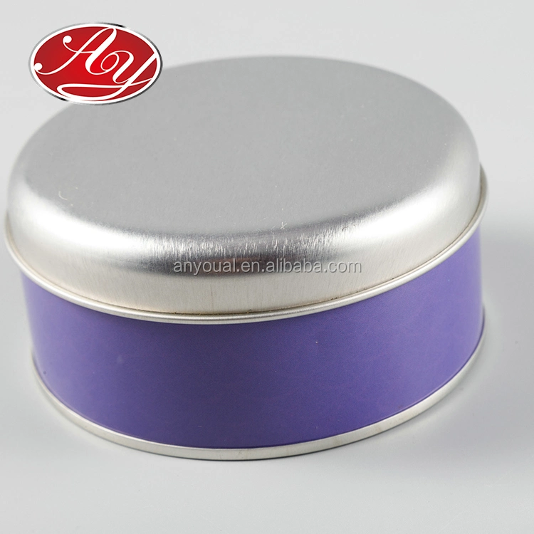 Small Aluminum Aromatherapy Candle Metal Tin Jar Can Tin Box