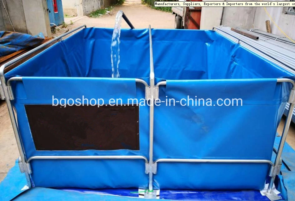 Round Shape Collapsible PVC Coated Fish Pond