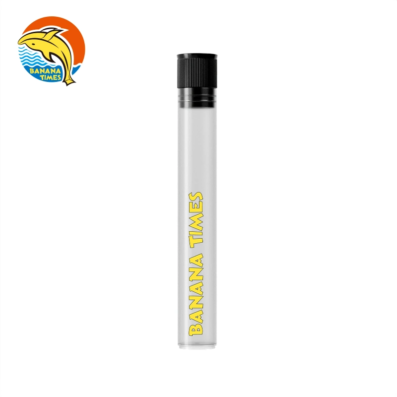 Bananatimes Wholesale Empty Plastic Tube Packaging with Childproof Top Cap