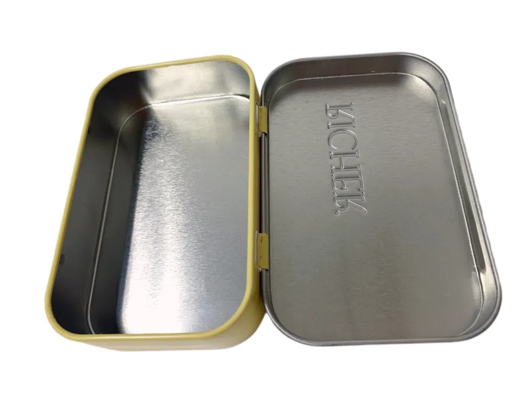 Rectangle Tin Candy Tin Metal Box Mint Tin Can Small Gift Tin Case Sweet Packaging Tin Box