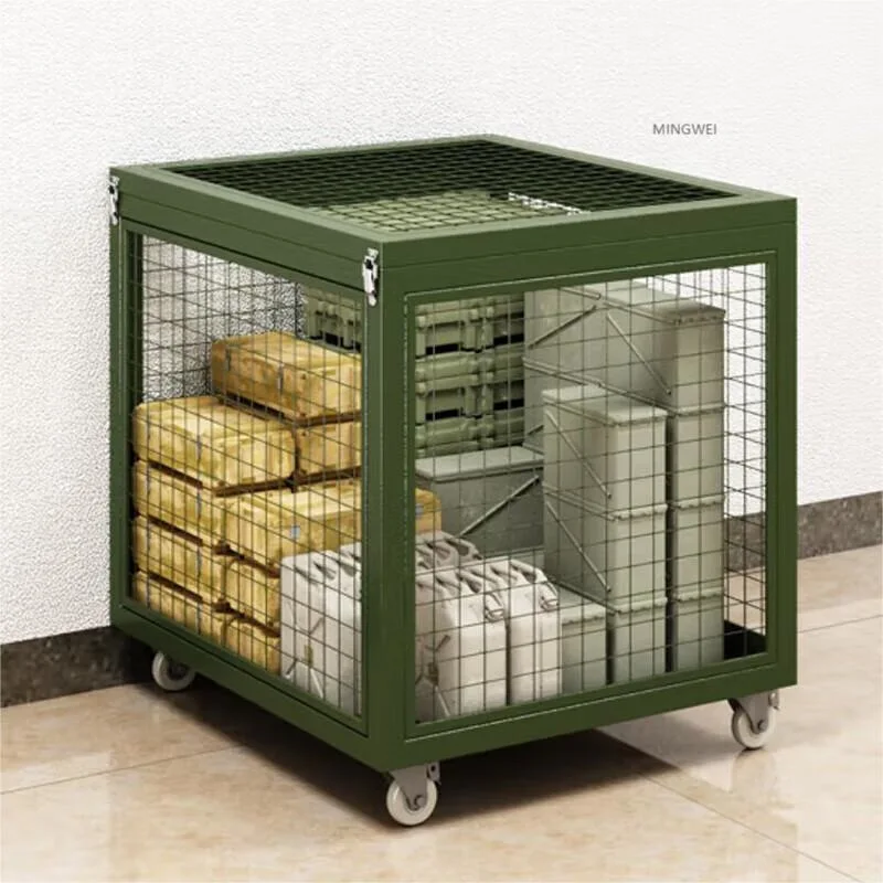 Mingwei Heavy Steel Large Capacity Cage Metal Cage Storage Container Metal Box