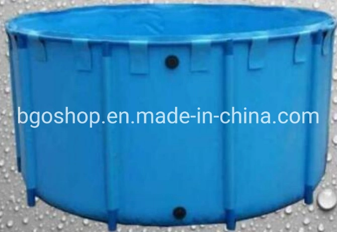 Round Shape Collapsible PVC Coated Fish Pond